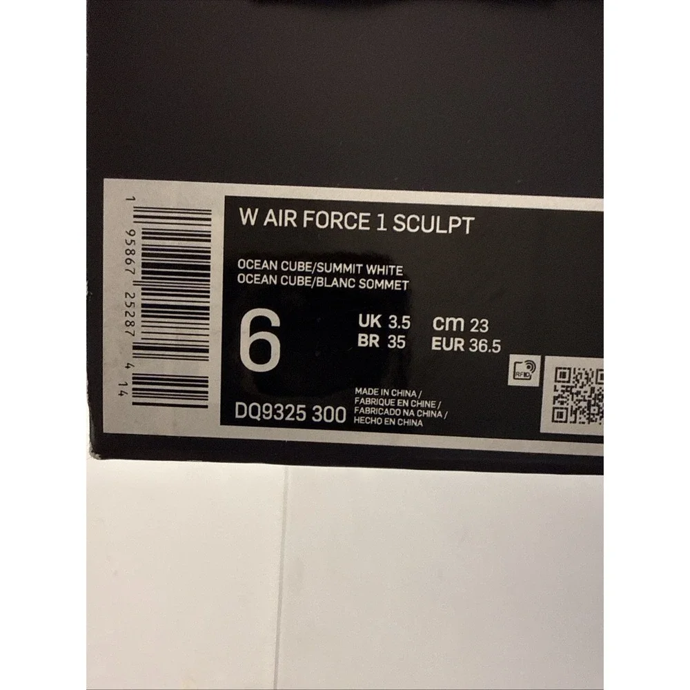 [DQ9325-300] Womens Nike Air Force 1 High Sculpt (W) Size 6